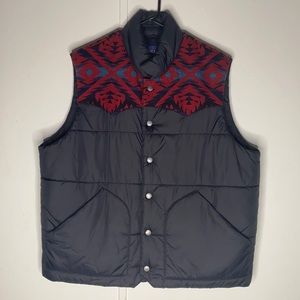 Pendleton Puff Vest men’s Large